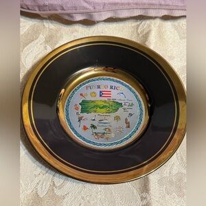 Vintage Miasouv Inc. Decorative Puerto Rico Small Plate